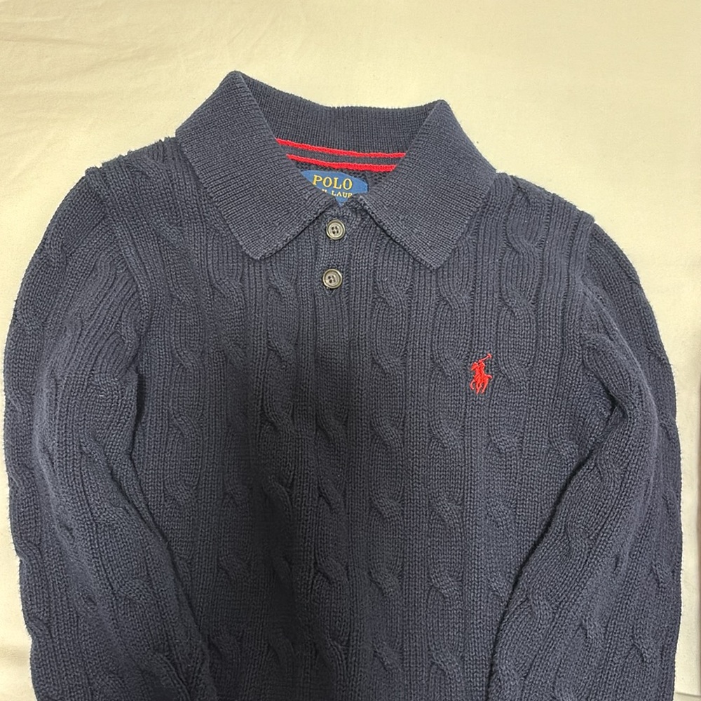 Polo by Ralph Lauren Blue and Red Sweater Collection - Picture 3 of 6